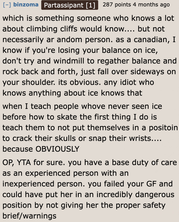 When visiting such places, specific briefs are necessary.