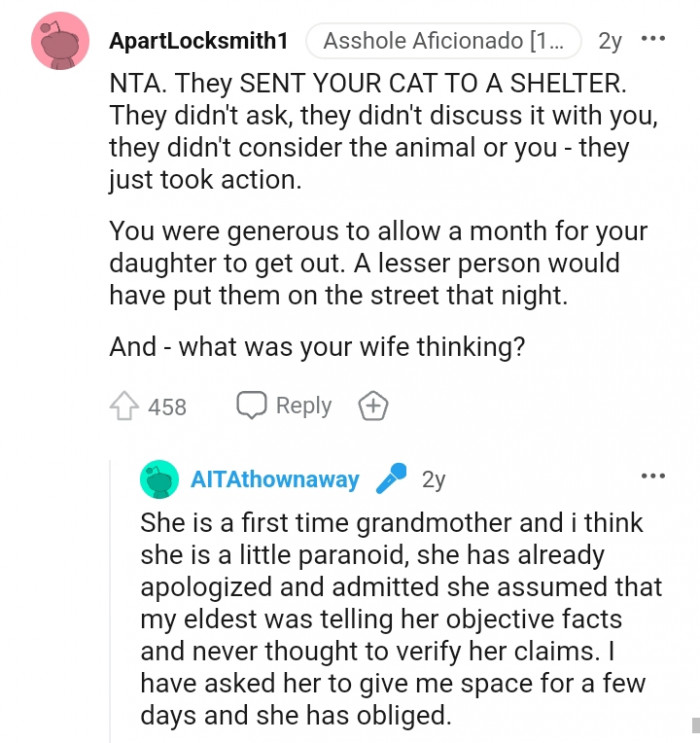 A lesser person would put on the streets immediately