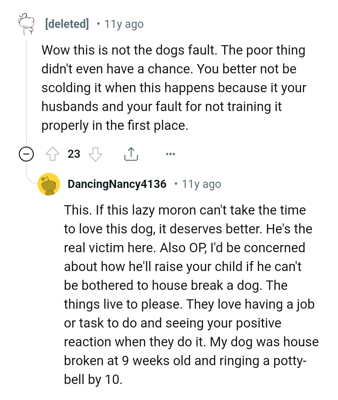 This Redditor believes it's not the dog's fault
