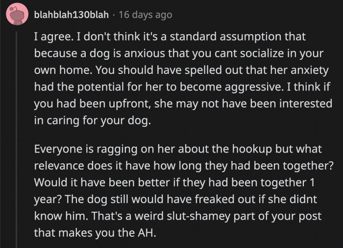 Someone agreed with the comment OP replied to, stating that Mel is not at fault for how things went down since OP didn't explicitly warn her about not bringing another person into her home.