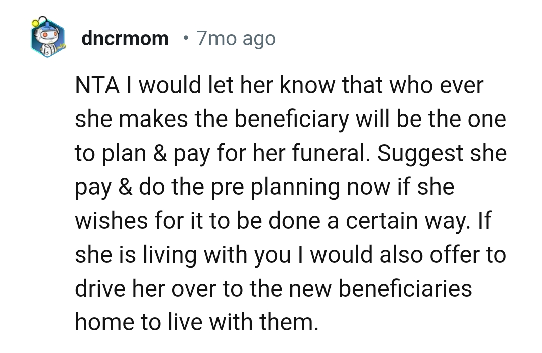 And the comments from other Redditors roll in...