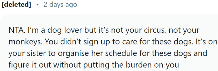 Not your circus, not your monkeys