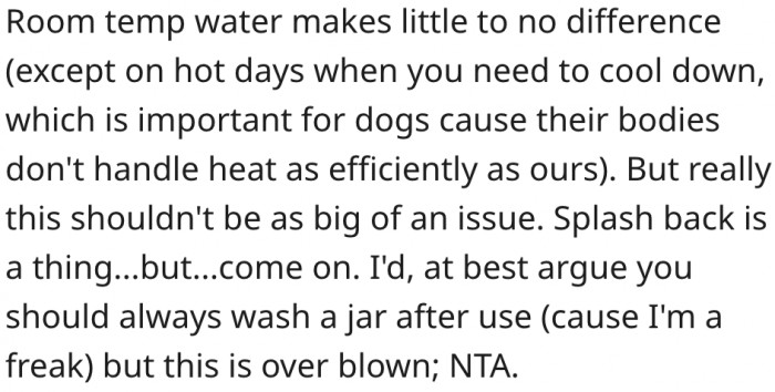 9. The argument shouldn't have escalated into a big issue.