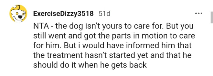 He should do it when he gets back