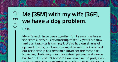 Man Cries Out As Wife Is So Blinded By Love For Dogs That She Fails To See Harm It's Causing Her Family
