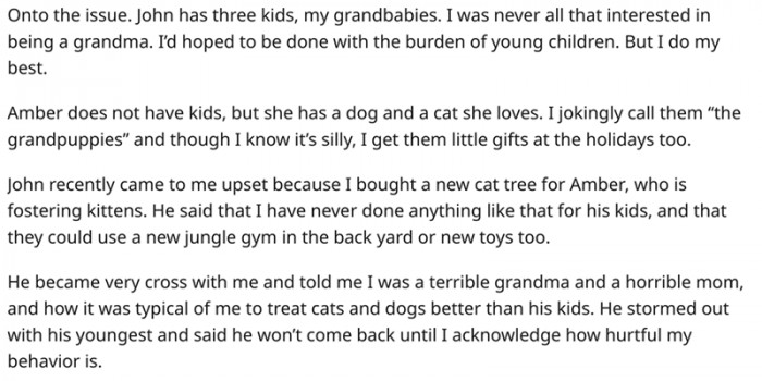 2. Surprise, surprise. Our OP was never interested in being a grandma either.