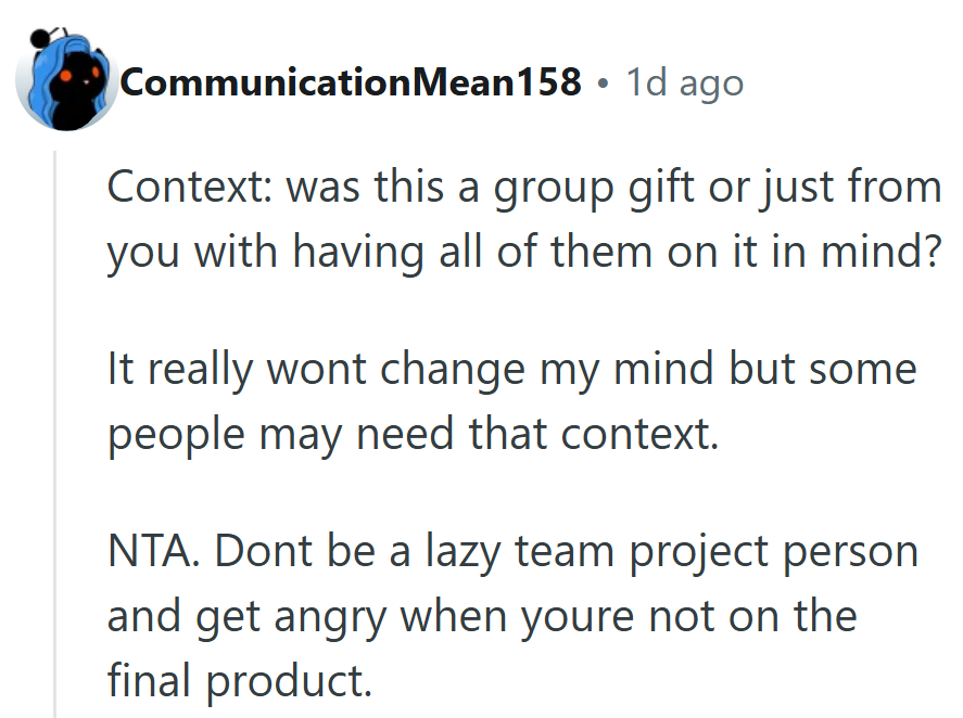 Every Family Has That One “Team Project” Where Only One Person Actually Does the Work.