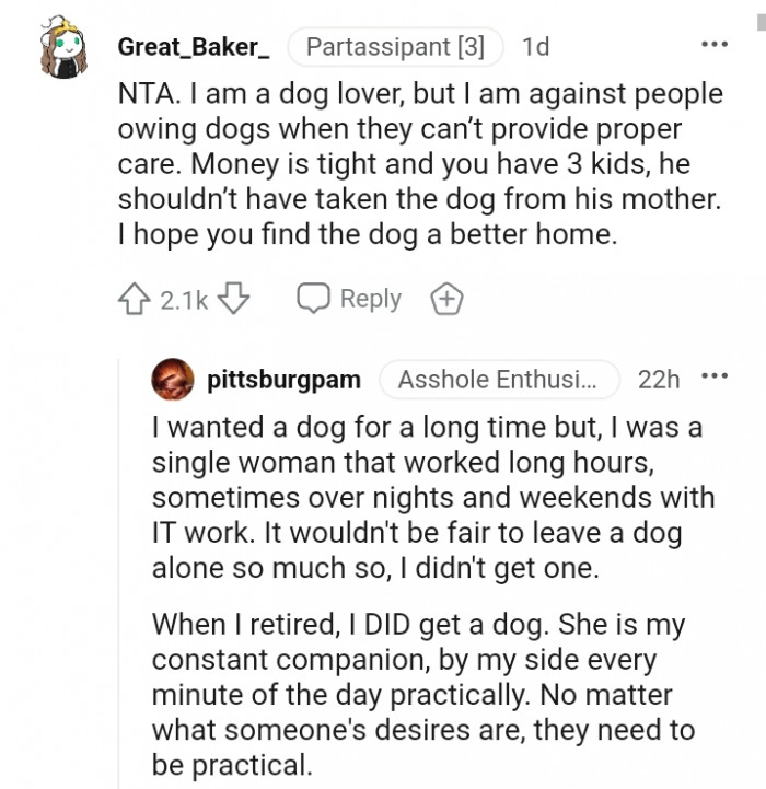 5. She is my constant companion