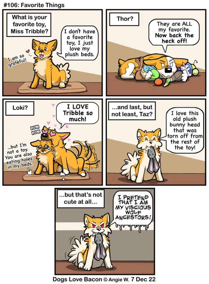 The Doggos' Favorite Things.