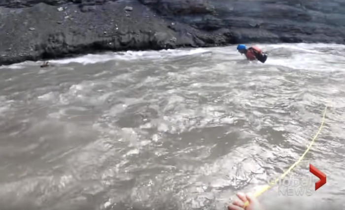 Not only that, but the river is mostly glacier-fed and would reach very low temperatures during springtime.