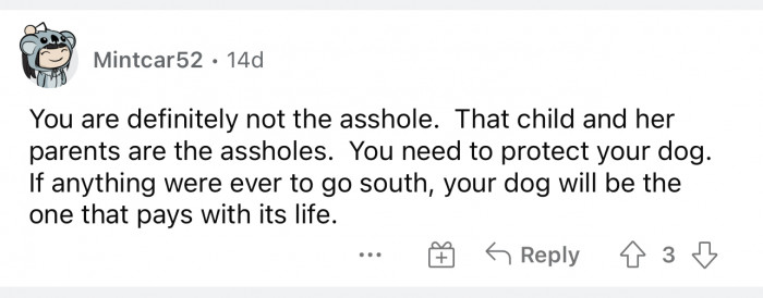 This is true. It's basically the dog's safety at stake.