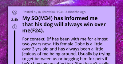 Woman Reevaluates Relationship as Boyfriend Reveals That His Dog Will Always Win Over Her