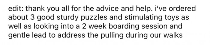 The Reddit community had plenty to say and offered some advice to the OP.