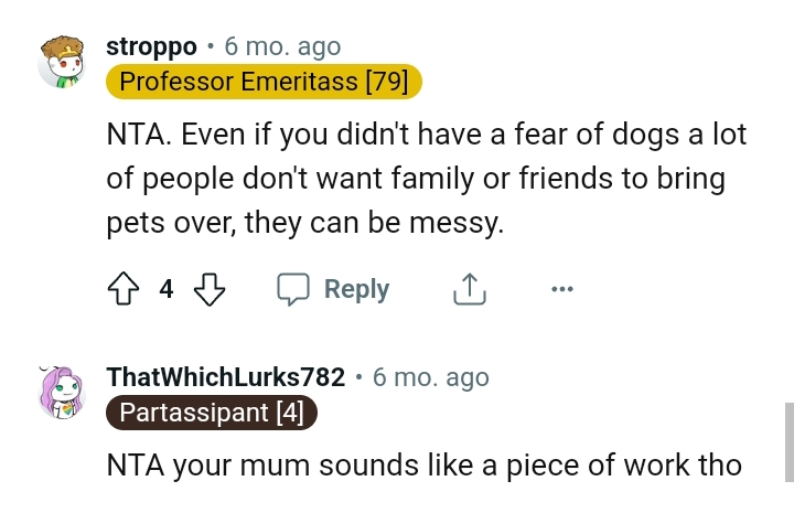 OP's mom sounds like a piece of work