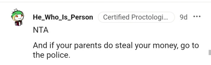 Go to the police if they take your money