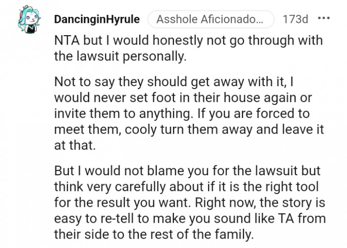 19. Turn them away and leave it at that