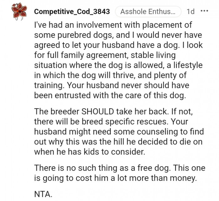 19. There is no such thing as a free dog