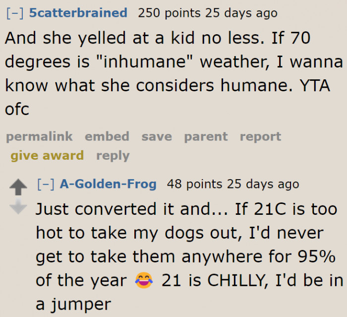 Yelling isn't being friendly.