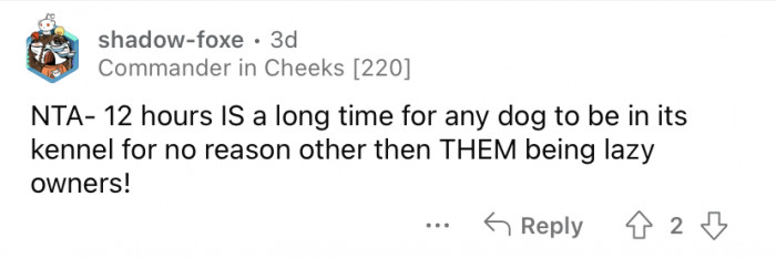 "12 hours is a long time."