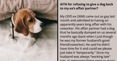 Woman Refuses To Hand Over Her Dog Back To Her Ex-Husband's Affair Partner, Asks Internet If She's The Bad Guy