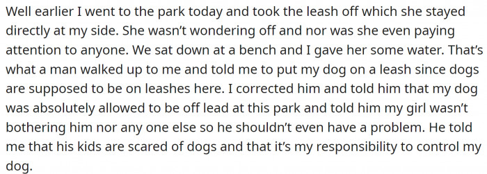 This time, someone approached her and he was persistent