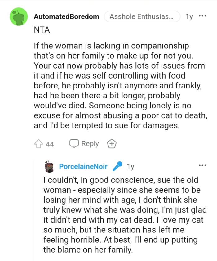 Your cat now probably has a lot of issues