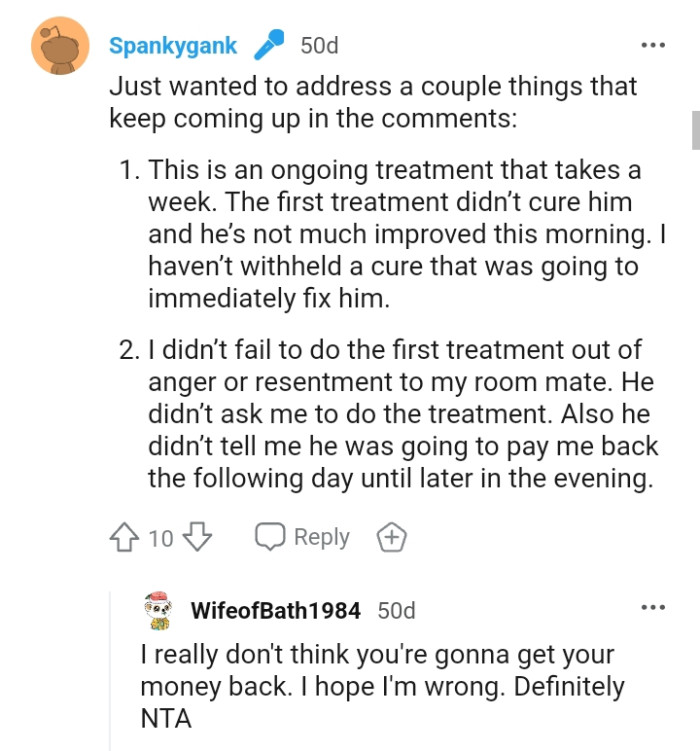 The OP is addressing a few things with this comment