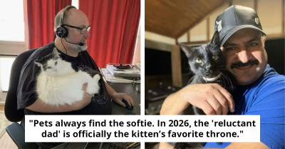 The Hilarious Reality Of 68 Dads Who Swore They Were Finished With Pets For Good