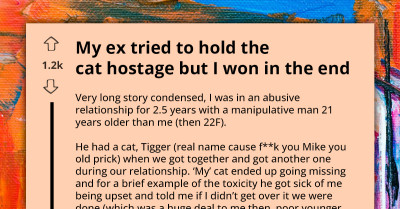 Lady Shares How Her Abusive Ex-Boyfriend Tried To Hold Her Cat Hostage - But She Won In The End
