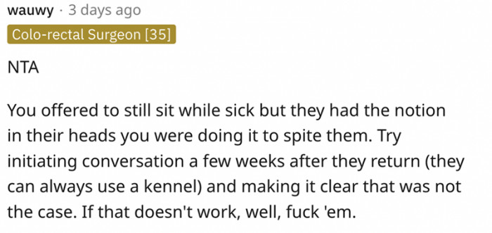 Initiate a conversation after they return