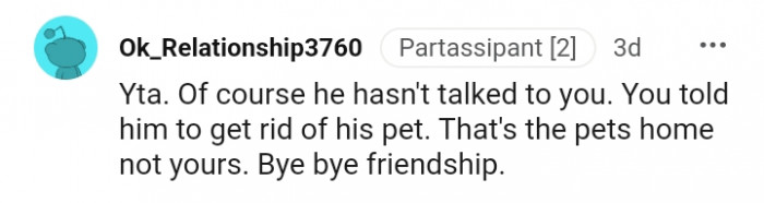 That is the dog's home, not yours