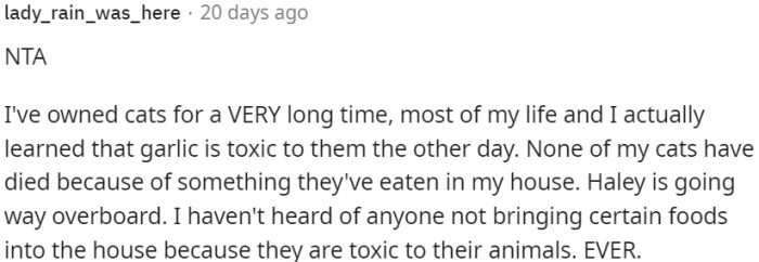 Roommate caution seems excessive.