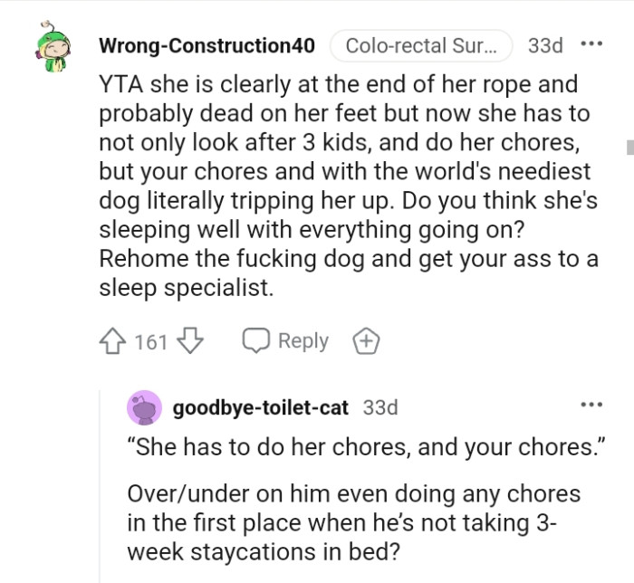 Do you think she's sleeping well with everything going on?