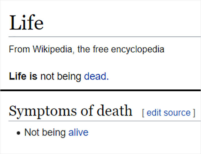 18. Oh good, I'm alive.