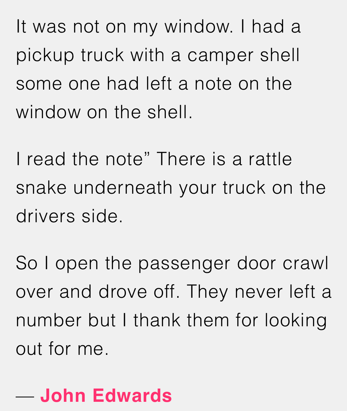 8. Proof that a windshield note can save your life...or at least prevent a heart attack