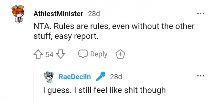 Rules are rules