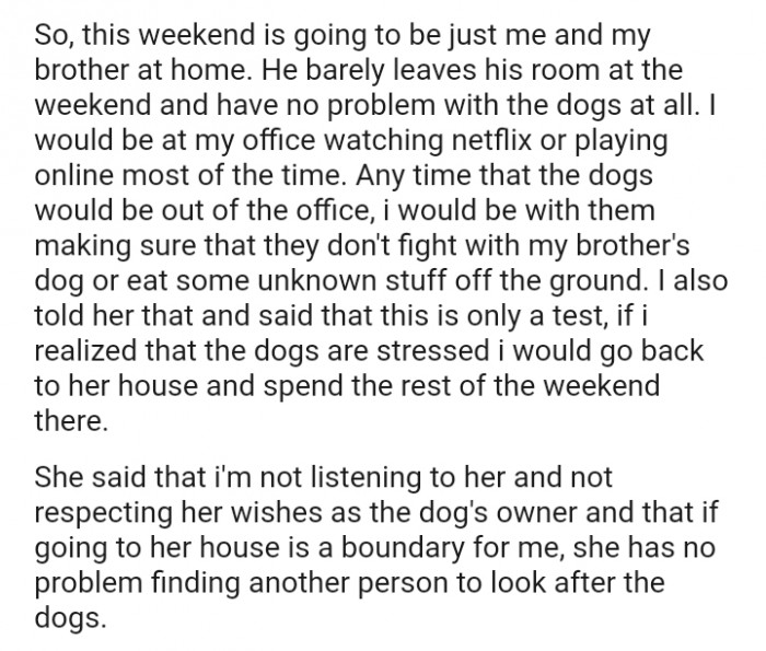 My brother barely leaves his room