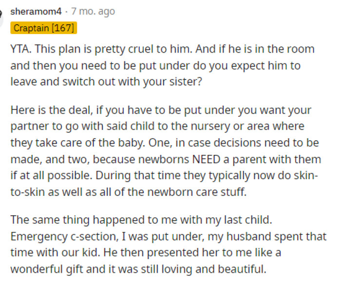 It's pretty cruel to him for sure but we're not sure if she even sees it that way because clearly she doesn't understand why this isn't okay.