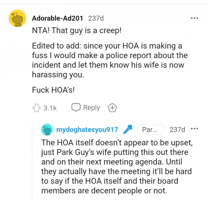 3. Make a police report about the incident