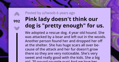 Proud Dog Mom Gives Deserving Reply to Mother-in-Law for Saying That Their Dog Isn't "Pretty Enough" for Them
