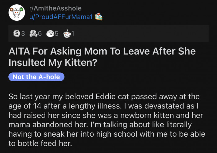 Here's the original post by Reddit user u/ProudAFFurMama1: