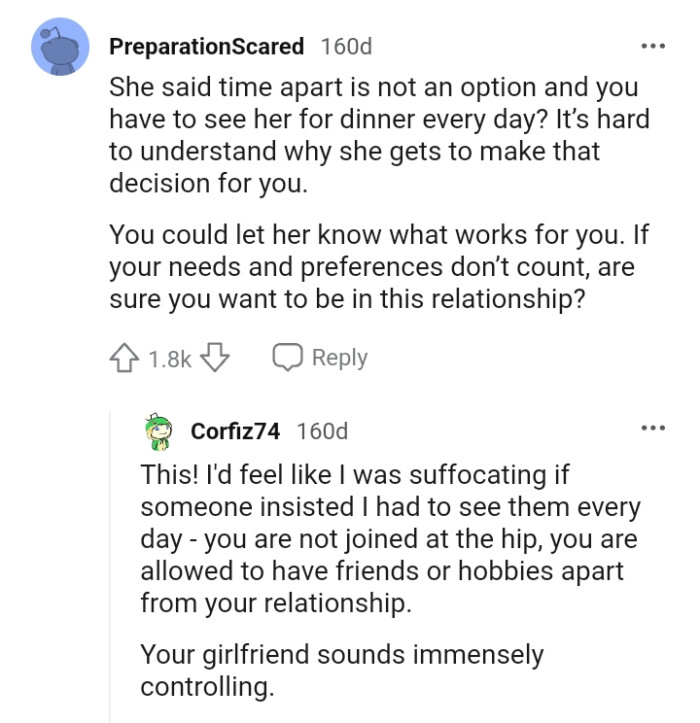 And the comments from other Redditors roll in...