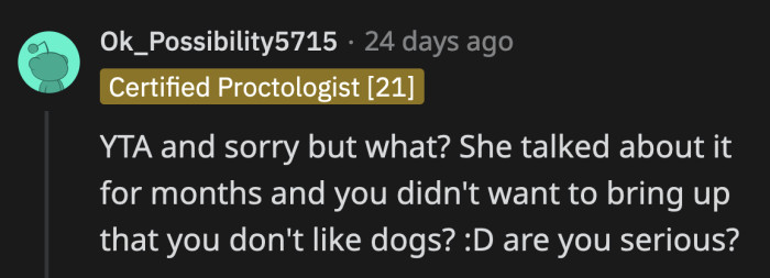 OP sounds like an exhausting person who thinks the world revolves around him.