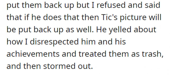 The fiancé got mad and proceeded to call out OP for 