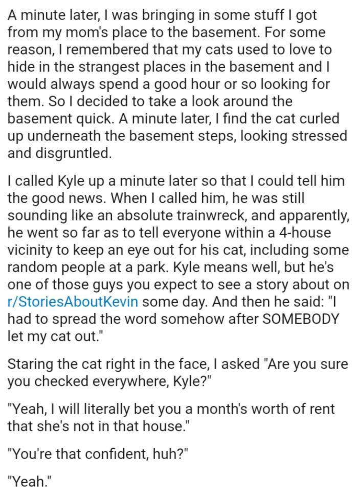 OP called and he was still sounding like an absolute trainwreck
