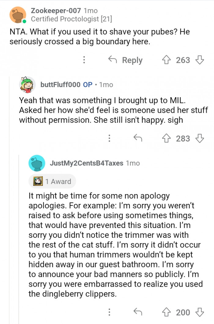 #8 That would be awkward.