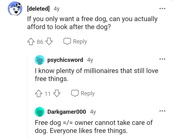 There are so many millionaires who still love free things