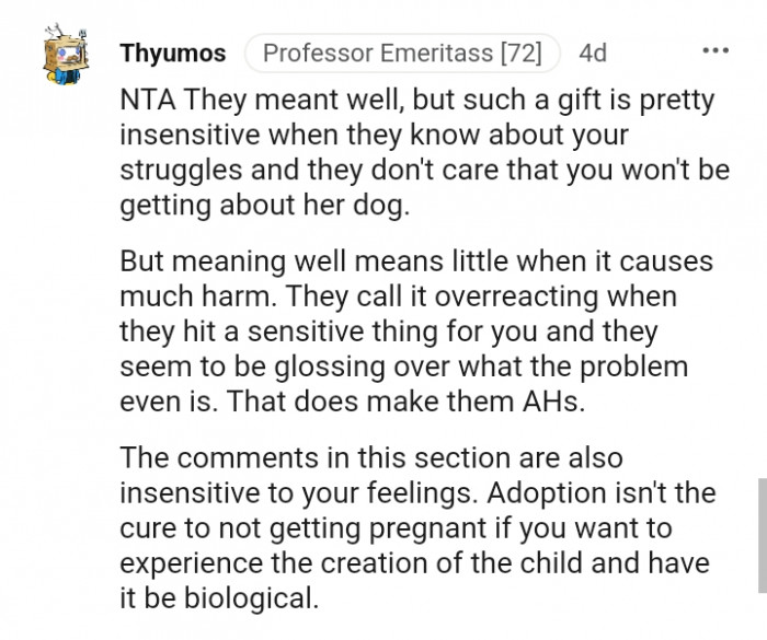 Meaning well means little when it causes harm