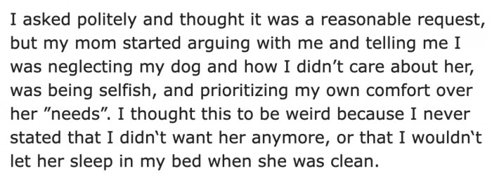 It seems the mom overreacted here.