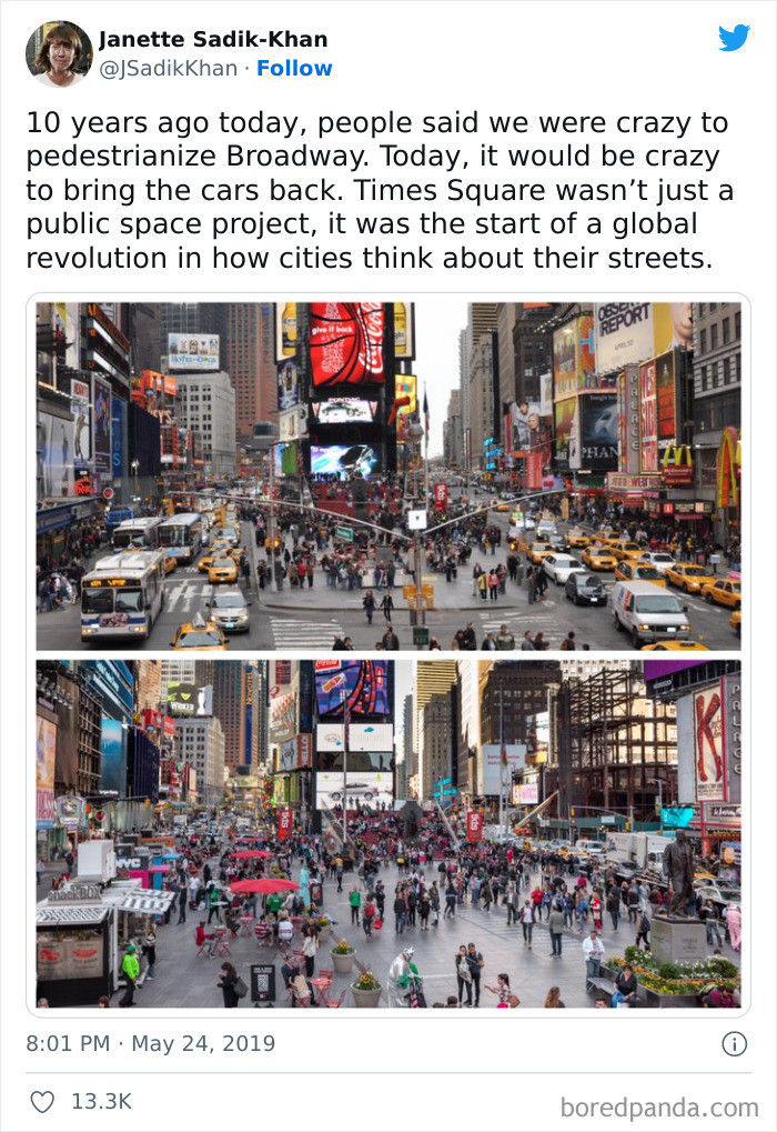 22. Hard to imagine Times Square with all those cars